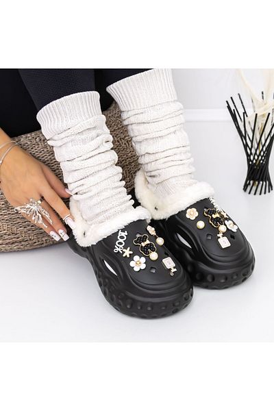 FASHION Women's Slippers A241-1 Black |