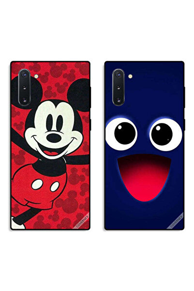 Covernex حافظتان لهاتف سامسونج جالكسي نوت 10 بغطاءين واقيين برسومات ابتسامة س...