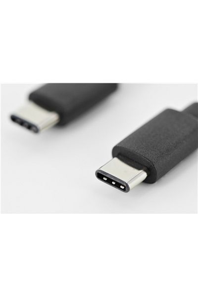 Digitus Cablu USB-C Digitus, Negru, 1m, Transfer Rapid