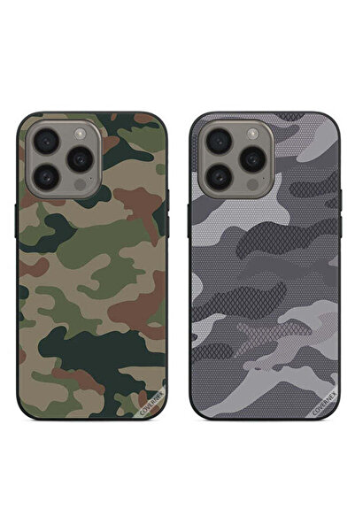 Covernex حافظتان واقيتان لهاتف Apple iPhone 15 Pro بأنماط مموهة