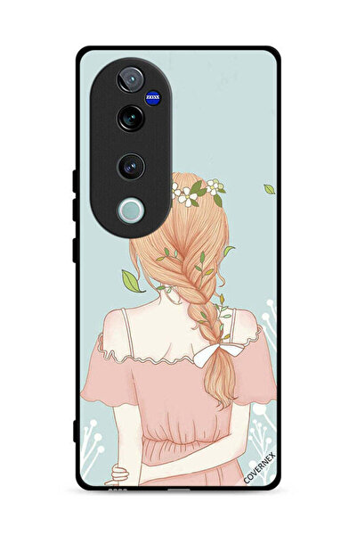 Covernex غطاء حماية لهاتف Vivo S19 Pro 5G بفتاة واقفة بمظهر لطيف