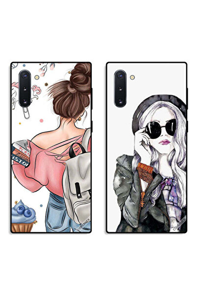 Covernex حافظتان لهاتف سامسونج جالكسي نوت 10، أغطية حماية بتصميم فتاة أنيقة و...