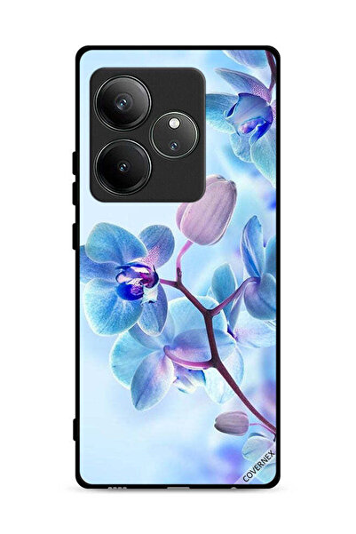 Covernex غطاء حماية لهاتف Realme GT Neo6 5G بنقشة زهور الأوركيد