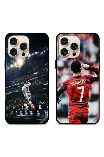 Covernex حافظتان واقيتان لهاتف Apple iPhone 16 Pro، تحية رونالدو للجماهير