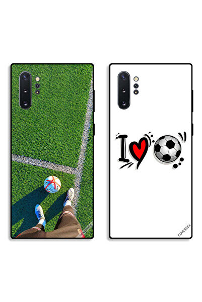 Covernex حافظتان لهاتف سامسونج جالكسي نوت 10 بلس، أغطية حماية، كل الحب لكرة ا...