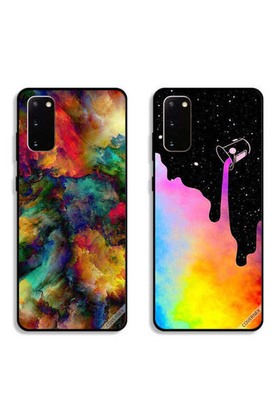 Covernex حافظتان لهاتف سامسونج جالكسي S20 بأغطية حماية بألوان عتيقة وتلوين ال...