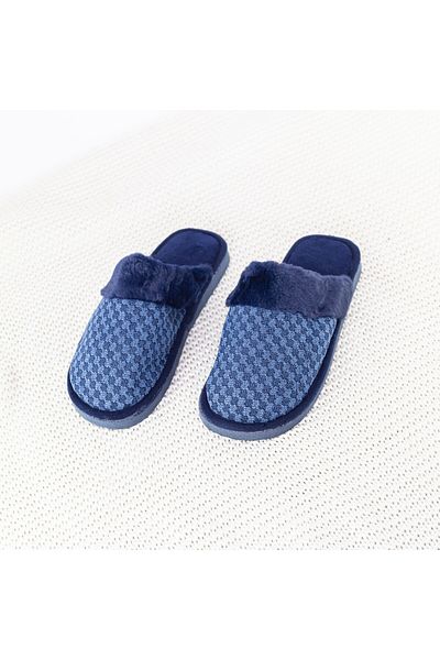 FASHION Men's slippers A-46 Dark blue