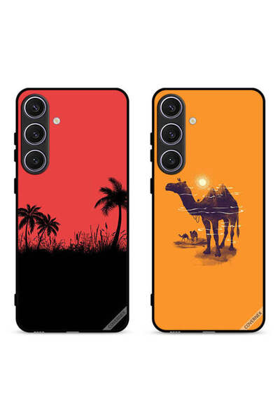 Covernex حافظتان لهاتف سامسونج جالاكسي S23 FE 5G، أغطية حماية بتصميم شجرة تمر...