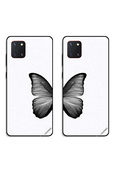 Covernex حافظتان لهاتف سامسونج جالاكسي نوت 10 لايت، أغطية حماية سوداء بتصميم ...