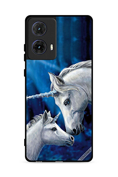 Covernex غطاء حماية لهاتف موتورولا موتو جي 85 5 جي - محب يونيكورن - طفل يونيكورن