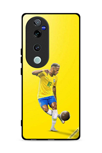 Covernex غطاء حماية لهاتف Vivo V40 Pro 5G، نيمار مع كرة قدم