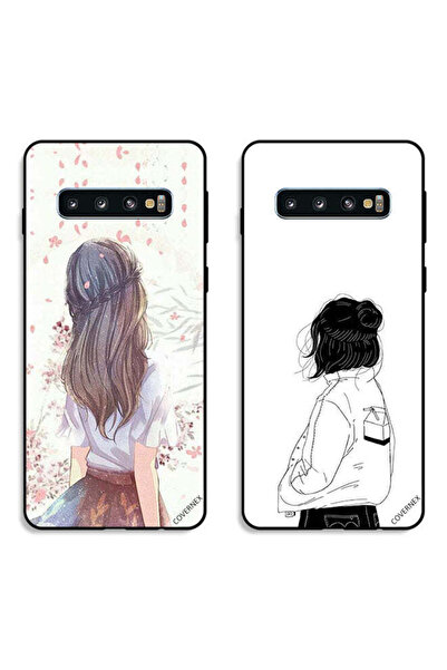 Covernex حافظتان لهاتف سامسونج جالاكسي S10 بلس بأغطية حماية فتاة لطيفة في تفك...