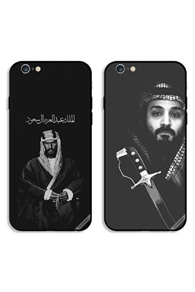 Covernex حافظتان لهاتف آيفون 6/6s من آبل، أغطية حماية محمد بن سلمان وعبد العز...