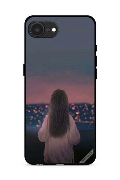 Covernex غطاء حماية لجهاز Apple iPhone 16e بتصميم فتاة واقفة