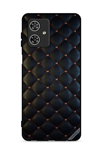 Covernex غطاء حماية لهاتف موتورولا موتو جي 54 5G بنقشة دبابيس على القماش