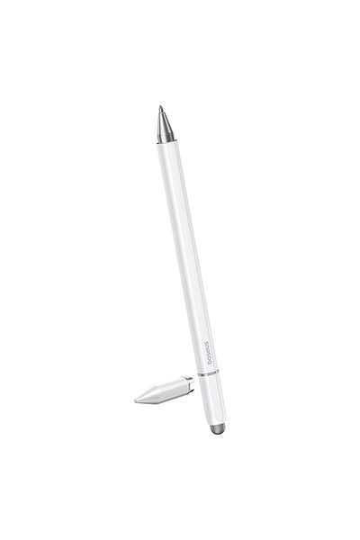 Hurtel Smooth Writing III 3-in-1 Passive Stylus - Magnetic Version - White