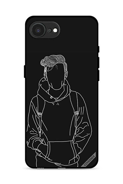 Covernex غطاء حماية لجهاز Apple iPhone 16e بتصميم رسم جاكيت بوي