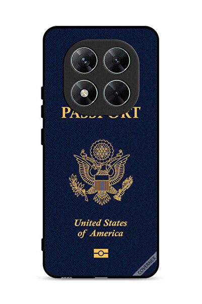 Covernex غطاء حماية لهاتف Xiaomi Poco X7 5G بنمط جواز السفر الأمريكي