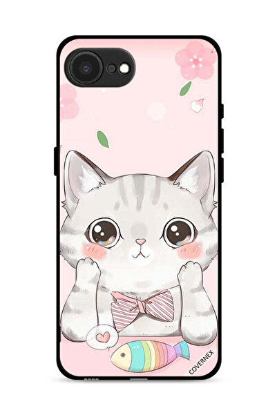Covernex غطاء حماية لجهاز Apple iPhone 16e بتصميم سمكة القط