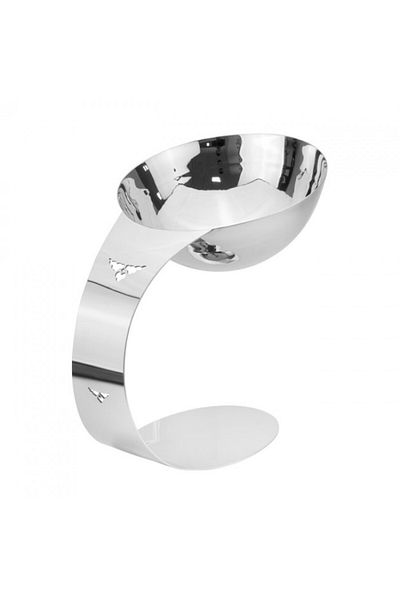 Raki Sydney serving/presentation bowl 20xh30cm, stainless steel, silver