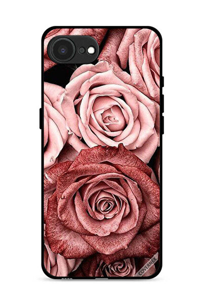 Covernex غطاء حماية لجهاز Apple iPhone 16e بنقشة زهور الخوخ