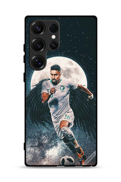 Covernex غطاء حماية لهاتف سامسونج جالكسي S25 ألترا، سالم الدوسري يحمل كرة قدم
