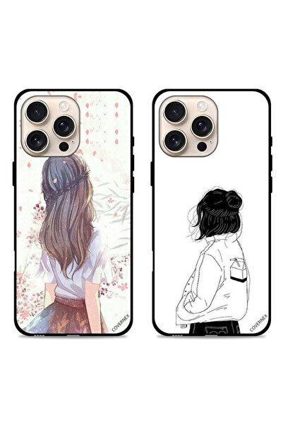 Covernex حافظتان لهاتف Apple iPhone 16 Pro Max، أغطية حماية، فتاة لطيفة في تف...