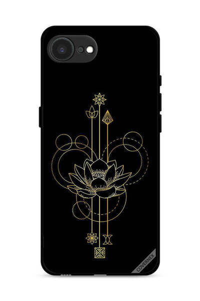 Covernex غطاء حماية لجهاز Apple iPhone 16e بتصميم زهور عصرية