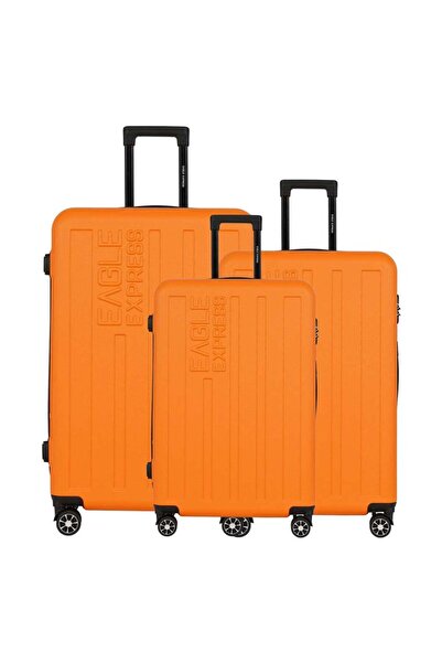 EAGLE EXPRESS عربة VENTURE ABS صلبة مقاس 20 و24 و28 بوصة، مجموعة من 3 قطع بال...