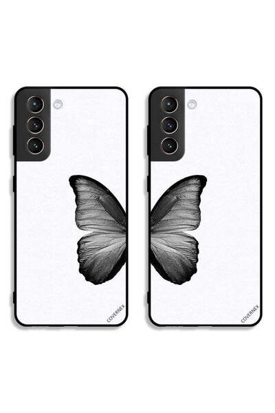 Covernex حافظتان لهاتف سامسونج جالاكسي S21 بلس 5G، أغطية حماية سوداء على شكل ...