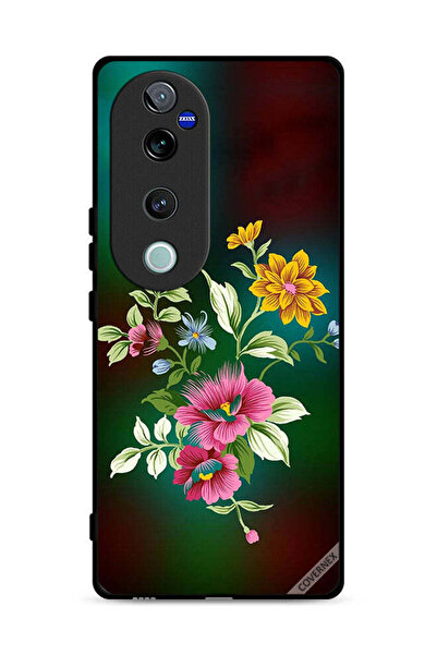 Covernex غطاء حماية لهاتف Vivo S19 Pro 5G بنقشة زهور عالية الدقة