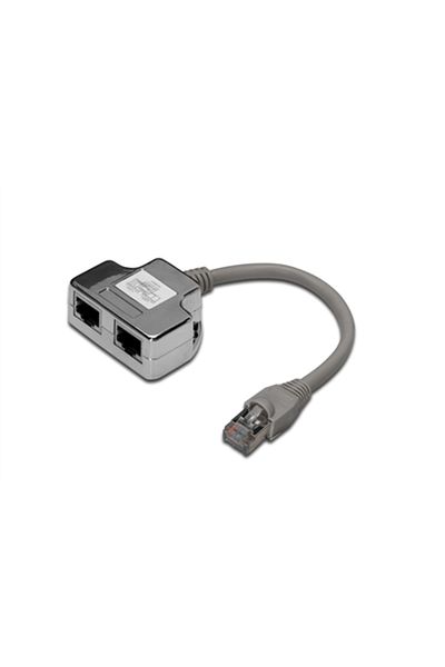 Digitus Adaptor Patch CAT 5e RJ45 Negru 0.19m