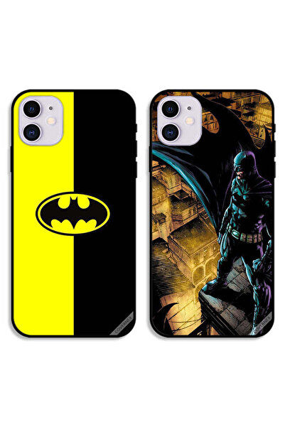 Covernex حافظتان واقيتان لهاتف Apple iPhone 12 بشعار باتمان وباتمان في العمل