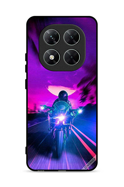 Covernex غطاء حماية لهاتف شاومي ريدمي نوت 14 برو 5G، خلفية رجل على دراجة