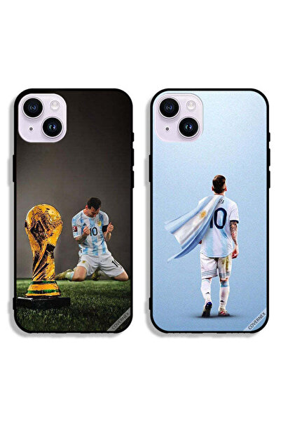 Covernex حافظتان لهاتف Apple iPhone 14 Plus، أغطية حماية ليو ميسي وكأس الفيفا