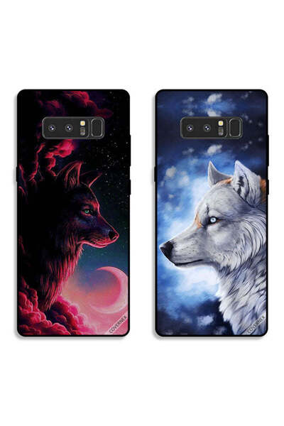 Covernex حافظتان واقيتان لهاتف سامسونج جالاكسي نوت 8 بتصميم وولف آرت