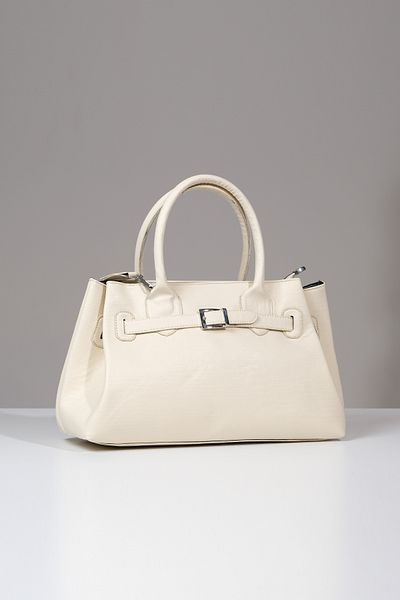 Çantacımstore Γυναικεία Kosta Δερμάτινη τσάντα Shopper 1507 Cream