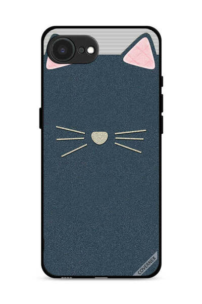 Covernex غطاء حماية لجهاز Apple iPhone 16e بنقشة قطة من الجلد