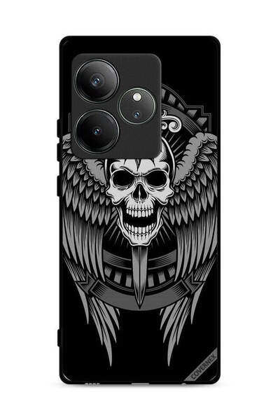 Covernex غطاء حماية لهاتف Realme GT Neo6 SE 5G بتصميم جمجمة وأجنحة نسر