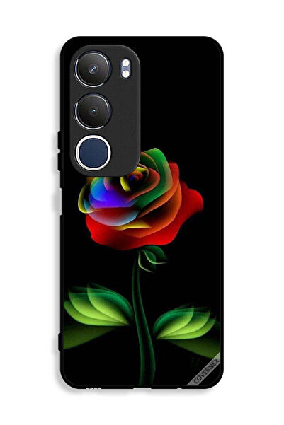 Covernex Vivo Y19s 4G Protective Case Cover Rainbow Color Rose