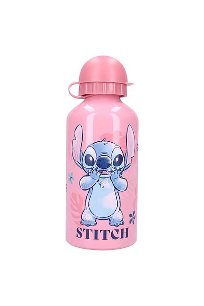 Stitch Sticla apa din aluminiu, multicolor, capacitate 500 ml, Stitch, Prime Let's Eat