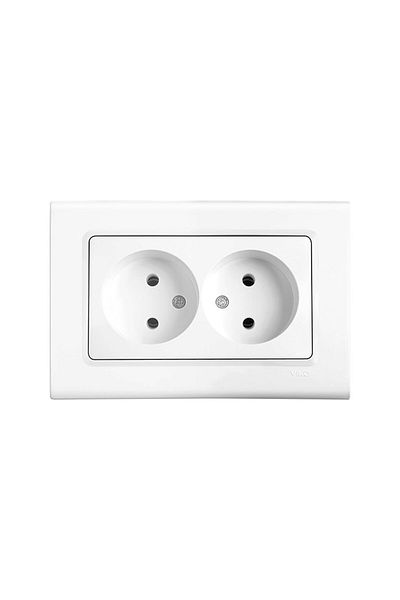 PANASONIC Double Socket Linnera White