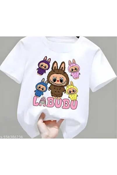 AZIZI TEKSTIL Κοντομάνικο μπλουζάκι με στρογγυλή λαιμόκοψη και στάμπα Basic T...