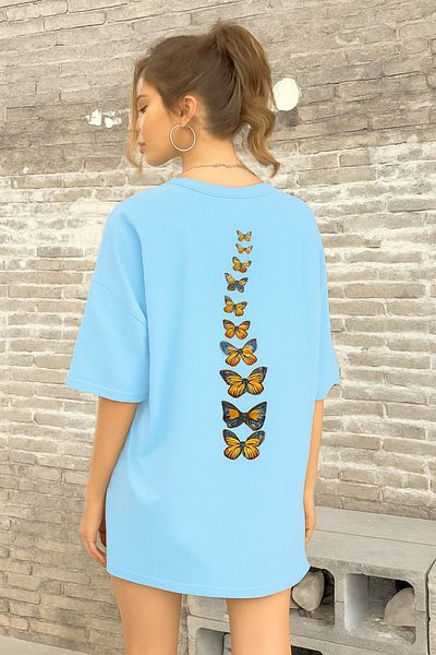 BENROMA 1 προϊόν για αγορές 6 και άνω Δώρο μπλουζάκι Unisex με στάμπα πεταλούδας