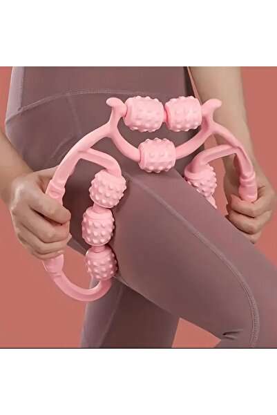 Tatlı Sebep Muscle Relaxer Massager 9 Wheels Adjustable Lymphatic Drainage Roller Leg Arm Cellulite
