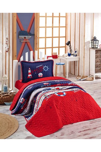 Clasy Quilted duvet set + 1 pillowcase 100% cotton Rota