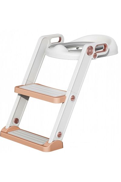 Little Mom Little Mom Potty Training White, foldable, with soft PU foam seat,