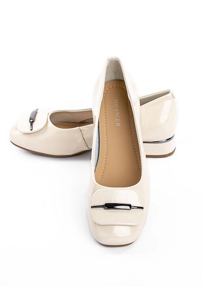 advancer Chunky Heel Shoes 2321-18 Cream |