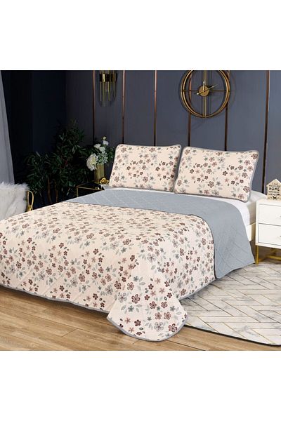 Pucioasa Double quilted bedspread, Pucioasa, Elegance CVI9 Flowers