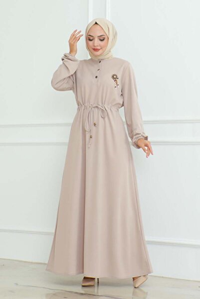 MG Φόρεμα με κορδόνια VİZON